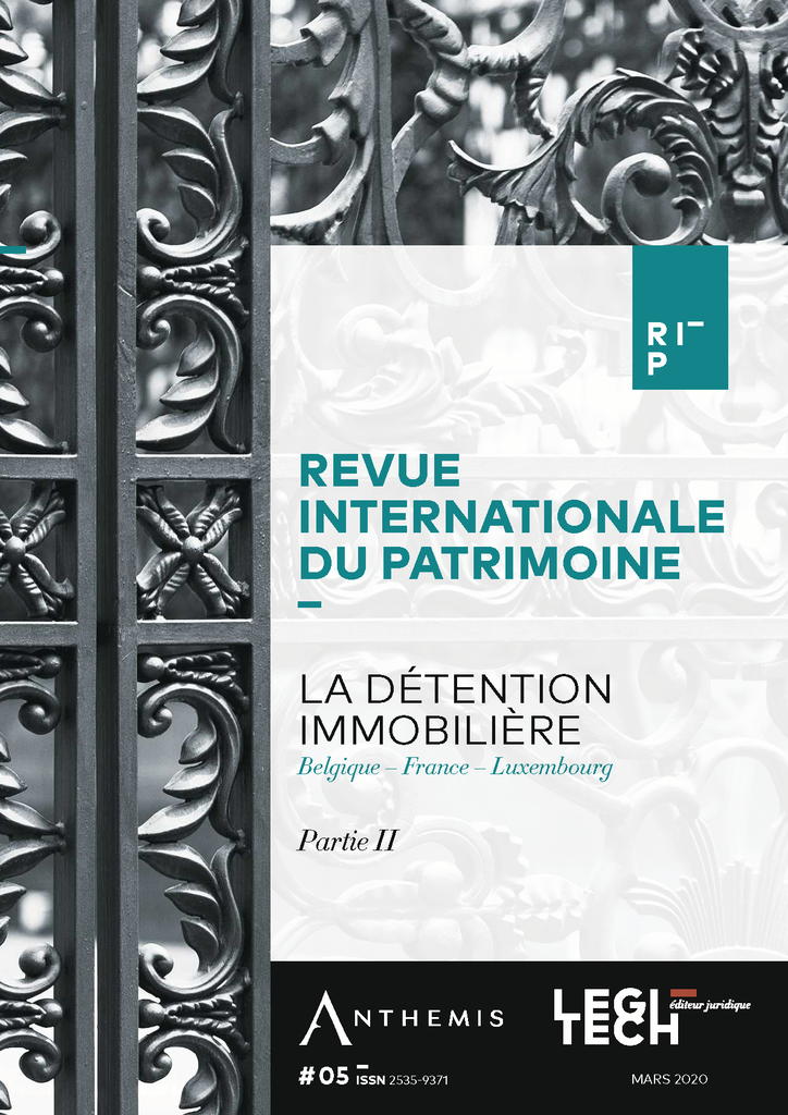 Numéro 5 - Revue Internationale du Patrimoine
