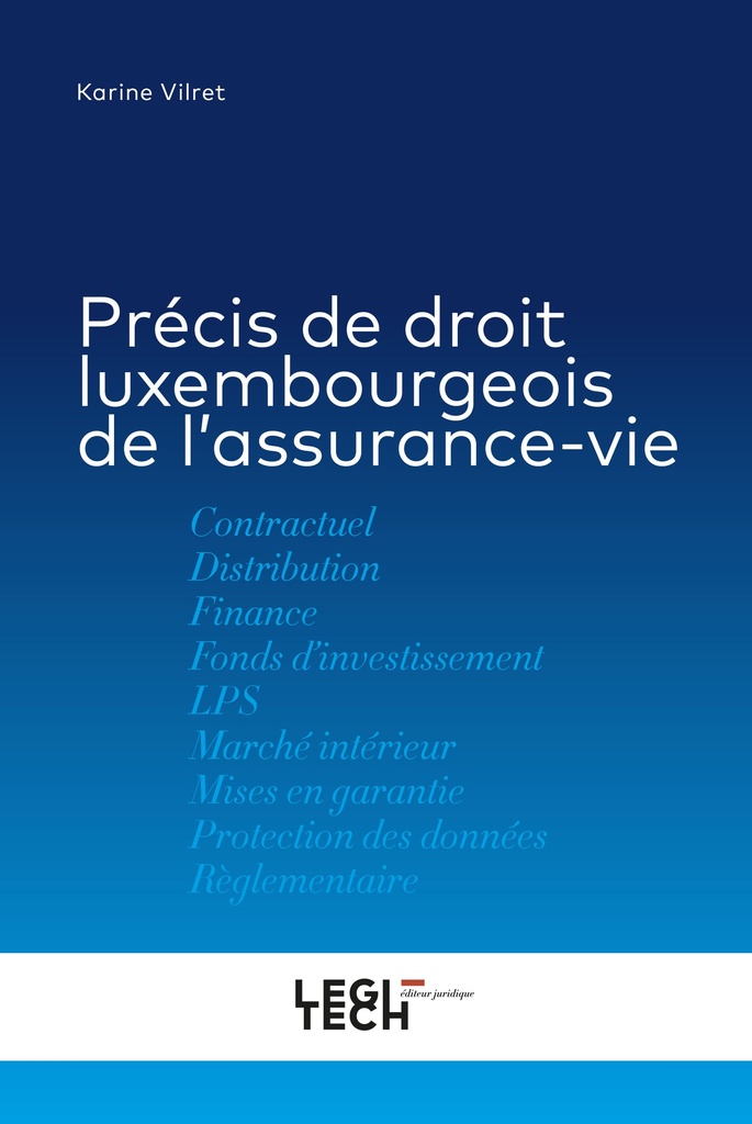 Précis de droit luxembourgeois de l'assurance-vie