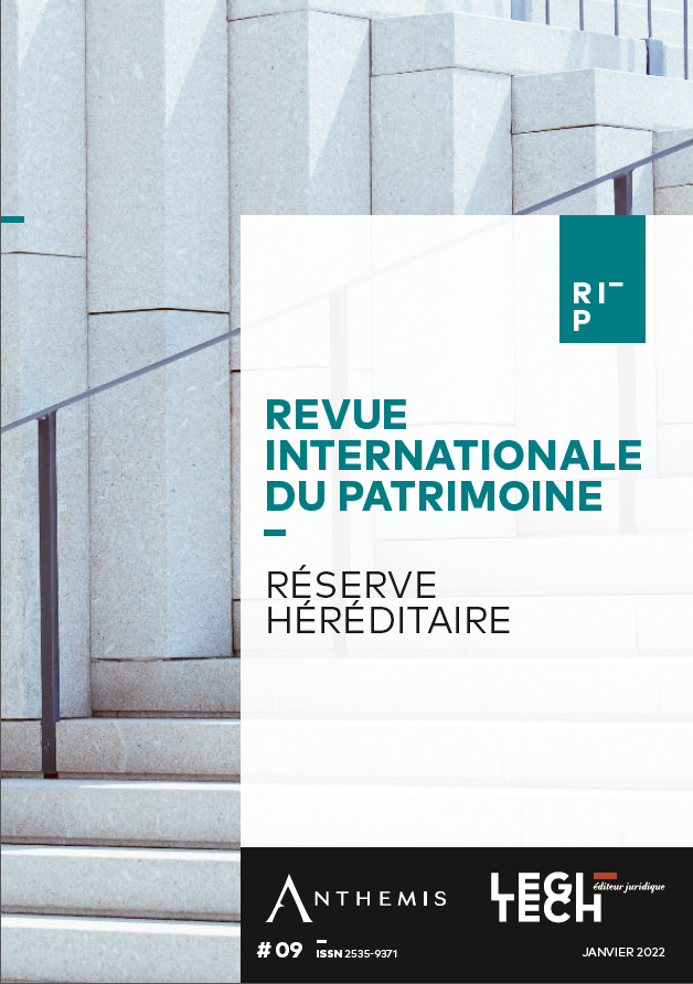 Numéro 9 - Revue Internationale du Patrimoine