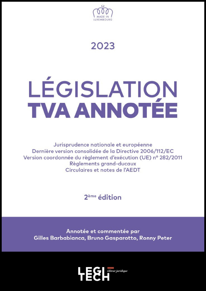 Législation TVA annotée - 2ème édition