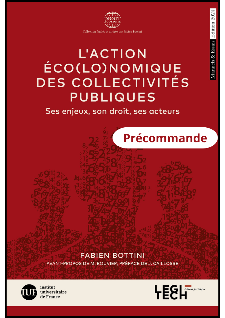 L'action éco(lo)nomique des collectivités publiques | 2e édition