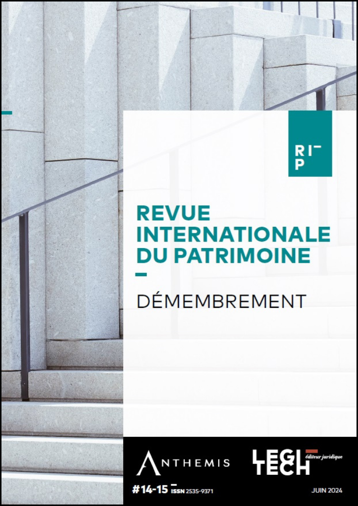 Numéro 14-15 - Revue Internationale du Patrimoine