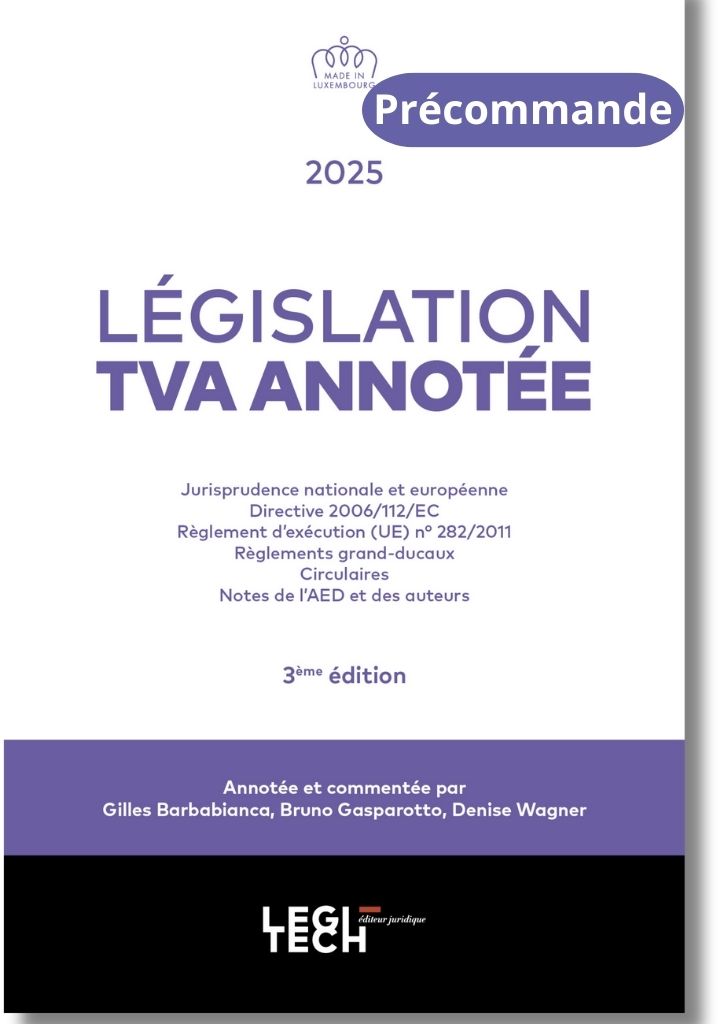Législation TVA annotée - 3ème édition