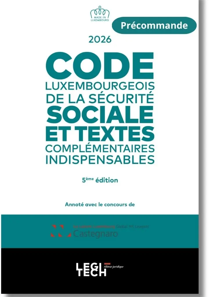 Code luxembourgeois de la sécurité sociale - Édition 2026