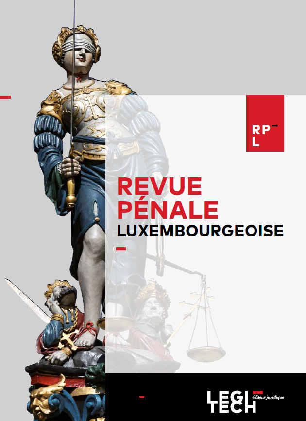 Abonnement Revue pénale luxembourgeoise - RPL