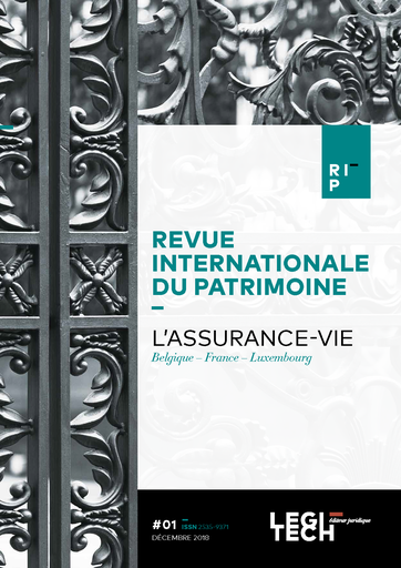 [RIP#1] Numéro 1 - Revue Internationale du Patrimoine