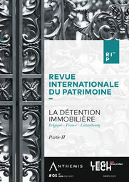 [RIP#5] Numéro 5 - Revue Internationale du Patrimoine