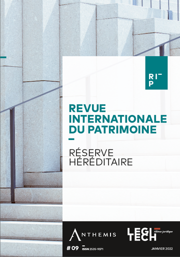 [RIP#9] Numéro 9 - Revue Internationale du Patrimoine