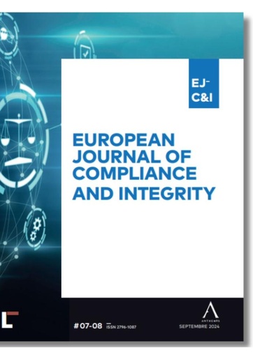European Journal of Compliance & Integrity - EJC&I - Abonnement