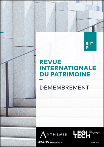 Numéro 14-15 - Revue Internationale du Patrimoine