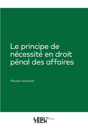 [57380] Le principe de nécessité en droit pénal des affaires