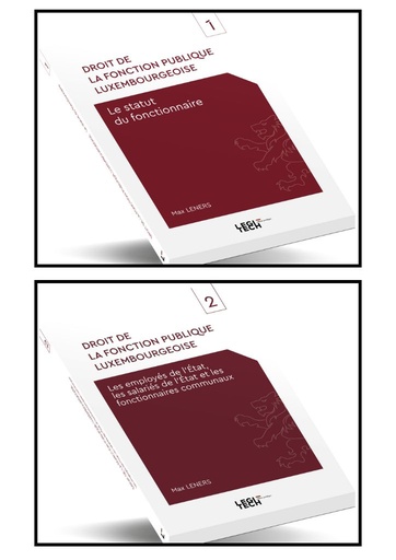 [FAGPUB1+2] Droit de la fonction publique luxembourgeoise (vol. 1) + Droit de la fonction publique luxembourgeoise (vol. 2)