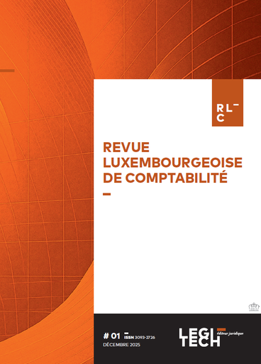 Revue luxembourgeoise de comptabilité - RLC - Abonnement
