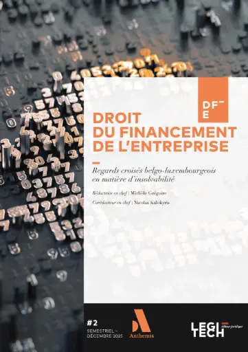 [DFE2/25] Regards croisés belgo-luxembourgeois en matière d'insolvabilité