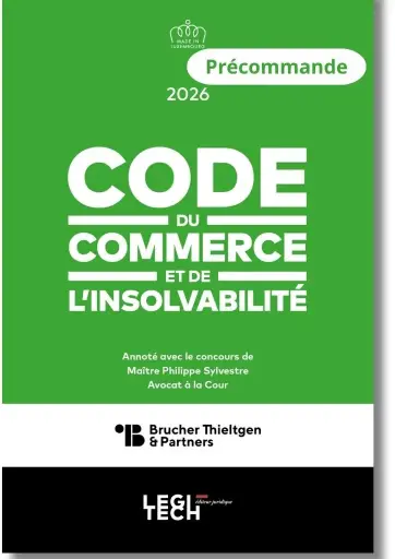 [CCOM26] Code du commerce et de l'insolvabilité