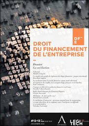 Abonnement Revue Droit du Financement de l'économie - DFE