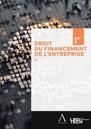 Abonnement Revue Droit du Financement de l'entreprise - DFE