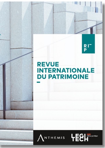 Revue Internationale du Patrimoine 