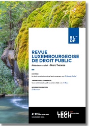 REVUE LUXEMBOURGEOISE DE DROIT PUBLIC – RLDP