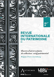[RIP#6] Numéro 6 - Revue Internationale du Patrimoine
